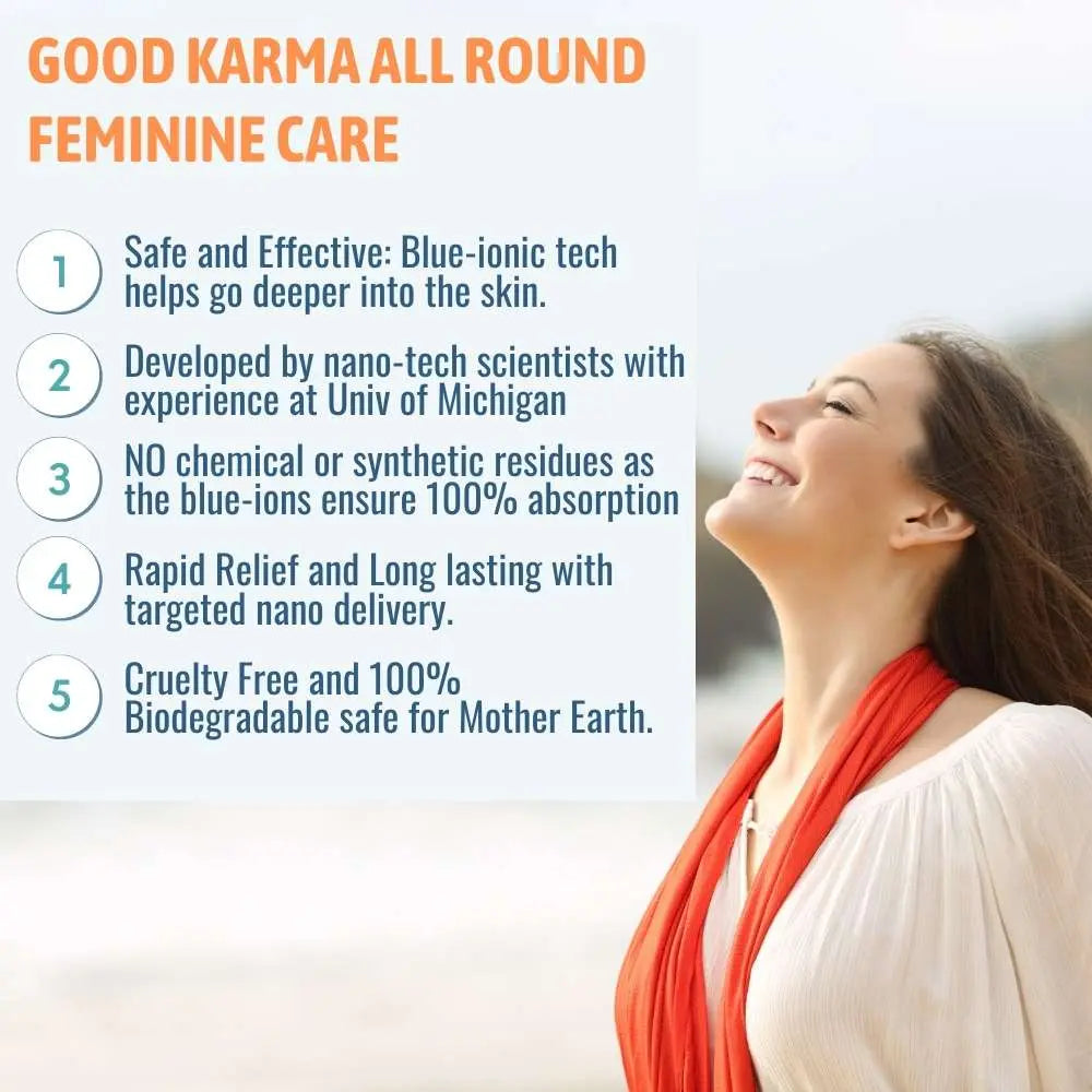 Organic Life Herbal Feminine Care Spray - Itch Relief, Feminine Hygiene