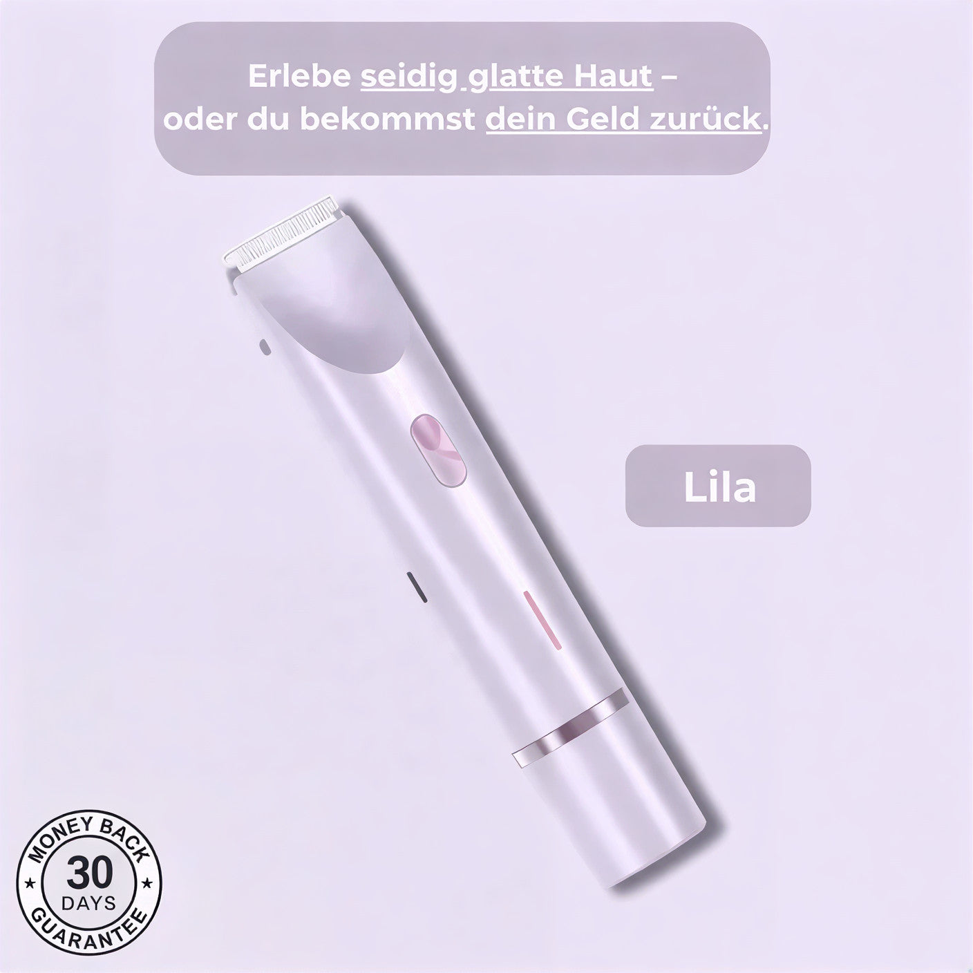 SeidenGlanz™ | 2-in-1 women's razor for smooth and well-groomed skin